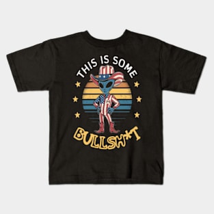 Some bullshit American  Resident Alien Kids T-Shirt